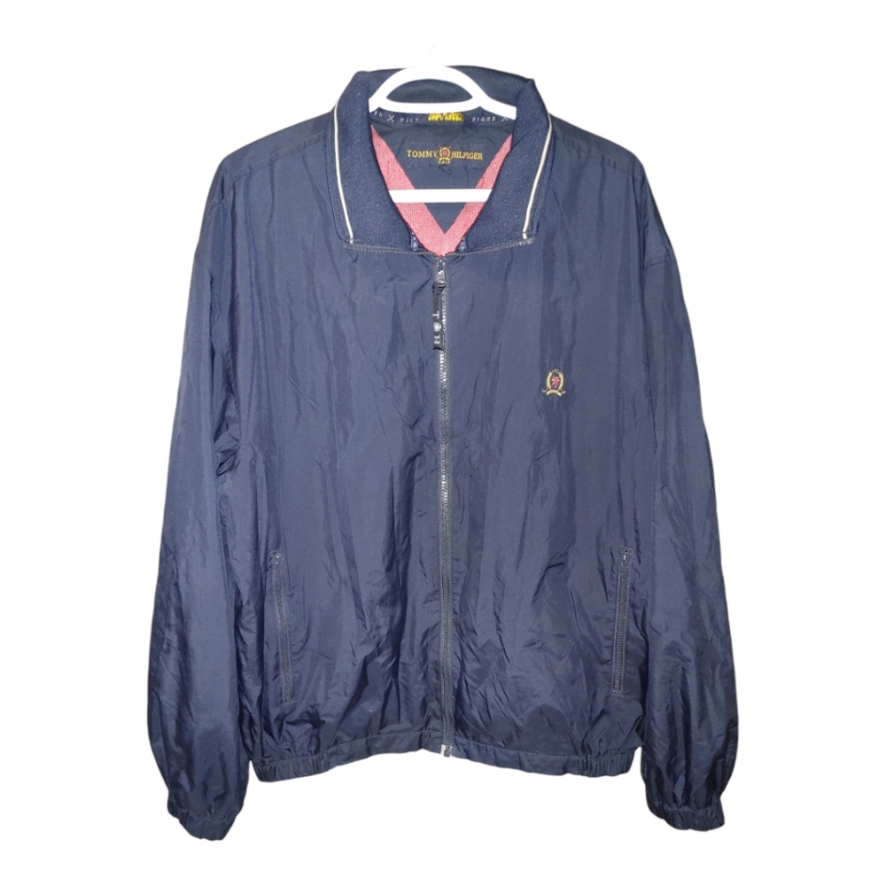 Tommy Hilfiger Blue Windbreaker Jacket